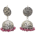 Jhumki Jhumka Earrings Silver 925 Sterling Traditional Tribal Natural Onyx Gem Stone Handmade Gift Women E539 